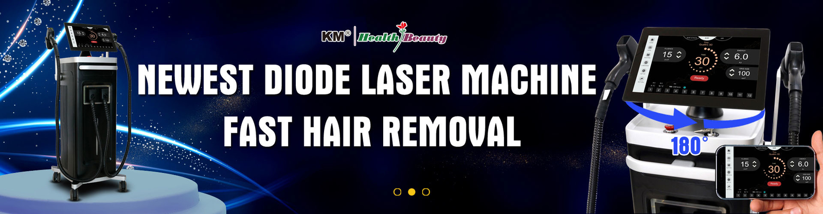 Máquina de laser de diodo portátil