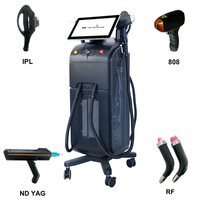 1000W 1200W 1600W Equipamento de remoção de pelos a laser de diodo de onda tripla Platina Titânio Laser de remoção de cabelo