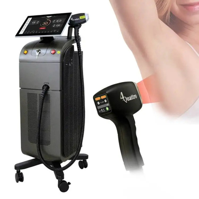 Máquina de remoção de pelos a laser de diodo de 1200W Máquina a laser de gelo a diodo de estilo estacionário