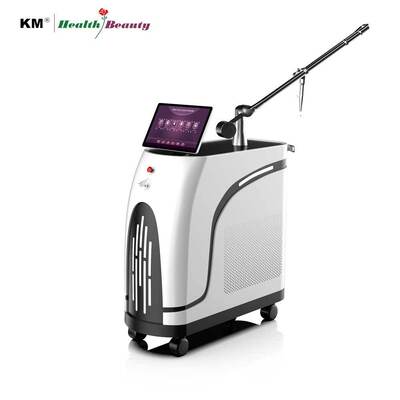 CE aprovado Q Switched Picosecond Nd Yag Laser Máquina de pulso longo picolaser 1064 532 755 650 585 Máscara de tecnologia de microcorrente