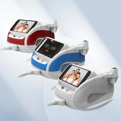 Máquina de remoção de cabelo a laser portátil de três ondas para clínica de salão