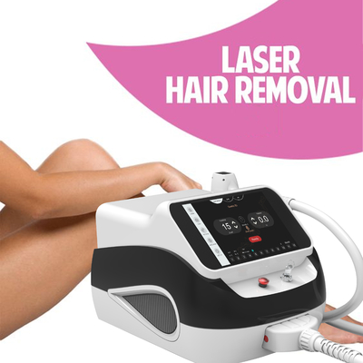 Máquina de remoção de cabelo a laser portátil de três ondas para clínica de salão