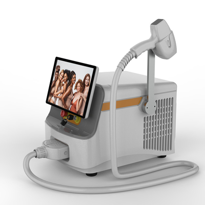 Máquina de remoção de cabelo de salão de beleza 755nm 1064nm 808nm equipamento laser de diodo portátil