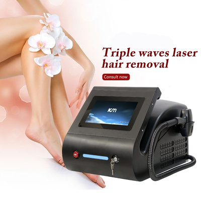Máquina laser de diodo portátil de estilo estacionário de 808nm sem tecnologia Q-Switch