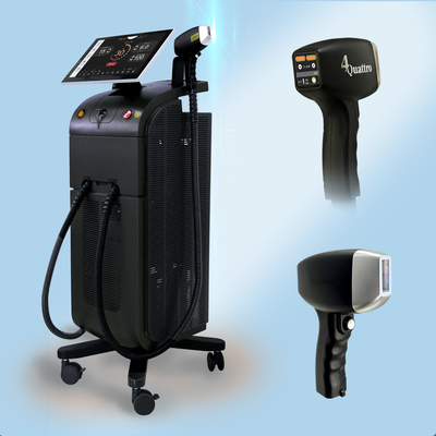 Máquina de remoção de cabelo sem dor de 4 ondas de diodo a laser 755nm 940nm 1064nm