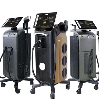 Máquina de remoção de pelos a laser de diodo de três comprimentos de onda para uso comercial