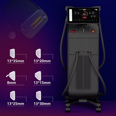Máquina de remoção permanente de pelos a laser de diodo de 808nm com tela sensível ao toque de 8,4/10,4 polegadas