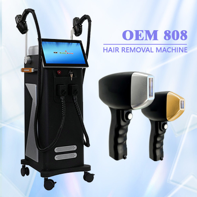 808nm 810nm 2 em 1 Diodo Máquina de remoção de cabelo a laser Salão MDSAP aprovado