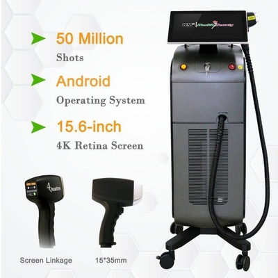 Máquina de remoção de pelos laser de diodo indolor OEM ODM para aperto da pele