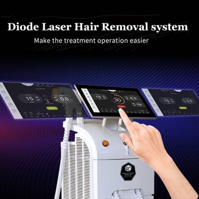 Máquina de remoção de pelos laser de diodo indolor OEM ODM para aperto da pele
