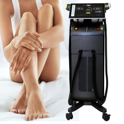 Máquina de remoção de pelos a laser de diodo de 1200W Máquina a laser de gelo a diodo de estilo estacionário