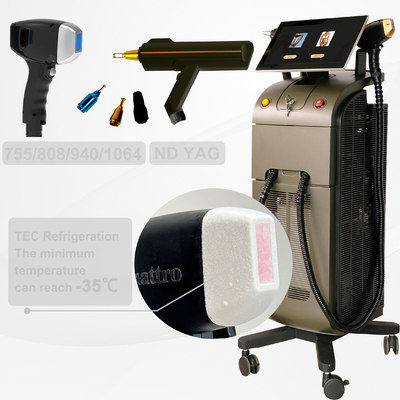 Weifang KM IPL 755 808 Máquina de remoção de pelos a laser de diodo de 1064nm com direção precisa