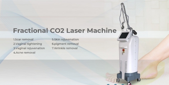 Equipamento de beleza com laser de CO2 com tela LCD de 10,4 polegadas