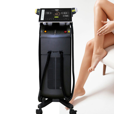 Alta Potência 1600W 2000W 2024 Máquina de remoção de cabelo a laser de diodo de gelo de titânio indolor com ondas triplas
