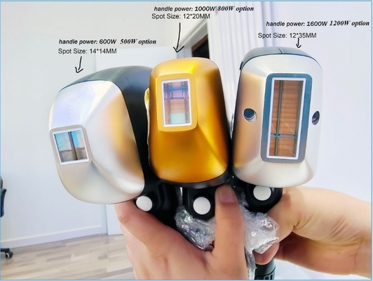 Treinamento detalhado Dispositivo de remoção de cabelo a laser de diodo de 15 polegadas e 4 comprimentos de onda com tela sensível ao toque