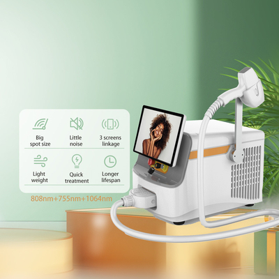 KM300d Weifang KM 1000w 1200w 3 comprimentos de onda Diodo Laser 755/808/1064nm Com atualização USB