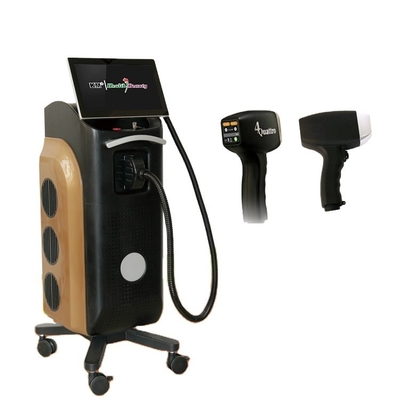 Máquina de depilação a laser de diodo de tamanho de ponto de 12*12 ou 12*20 ou 15*27 com duas alças