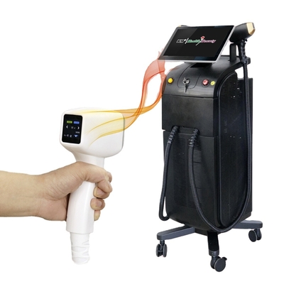 Atualização de tela 4K Titânio / 1600W Diodo laser de triplo comprimento de onda para depilação permanente