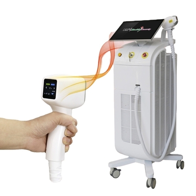Atualização de tela 4K Titânio / 1600W Diodo laser de triplo comprimento de onda para depilação permanente