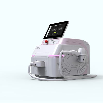Máquina de laser de diodo portátil de 808nm 1064nm 755nm com ecrã táctil colorido
