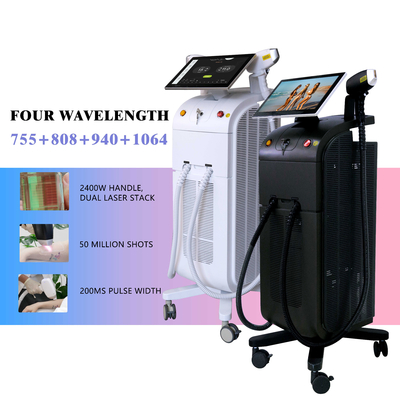 Máquina de remoção de pelos 4 em 1 de diodo laser E-Light OPT IPL para remoção de tatuagens