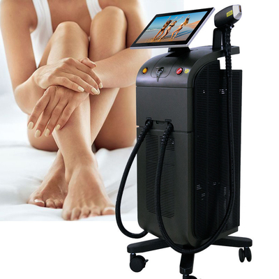 Máquina de remoção de cabelo a laser de 3 ondas 808nm 1064nm 755nm para mulheres