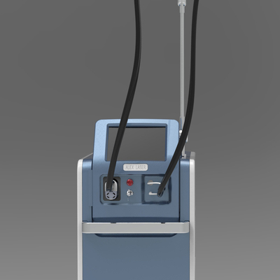 Extirpação de cabelo de longa duração Weifang KM 755nm Alexandrite 1064nm ND YAG Laser de pulso longo