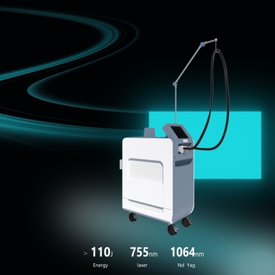Máquina de depilação a laser de alexandrite de 2024 755nm com tela sensível ao toque de 15 polegadas