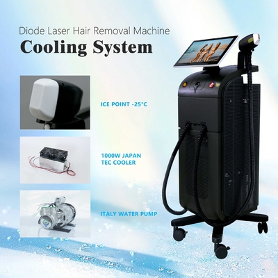 Máquina de remoção de cabelo a laser de diodo de 810NM com IPL e ND YAG avançados