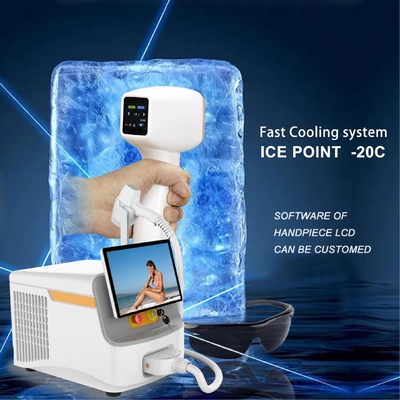 3 comprimento de onda 808nm 755nm 1064nm dispositivo de remoção de cabelo a laser de diodo com Titânio de gelo