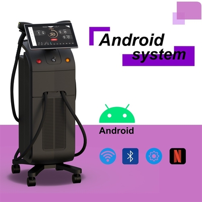 Máquina de remoção de pelos a laser comercial 3 comprimento de onda 1064nm equipamento a laser de diodo