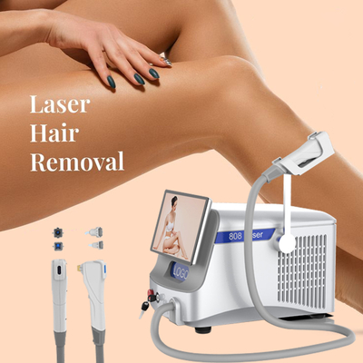 Máquina de depilação multifunção de 3 ondas portátil para aperto / rejuvenescimento da pele