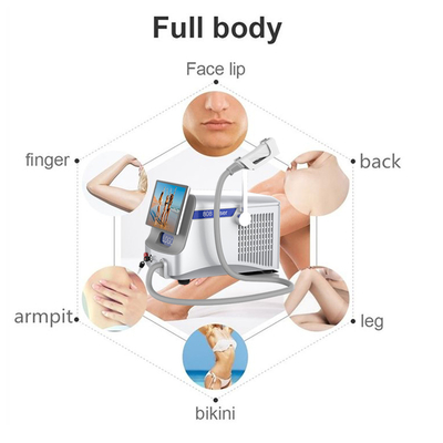Máquina de depilação multifunção de 3 ondas portátil para aperto / rejuvenescimento da pele