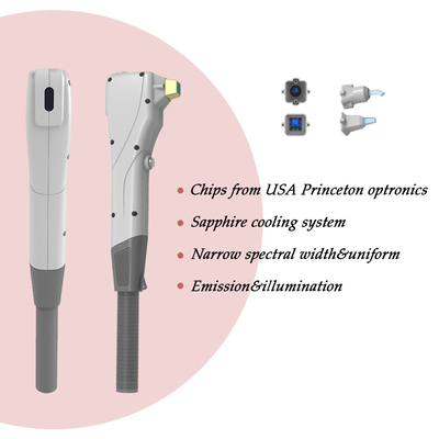 Máquina de envelhecimento da pele para remoção de pelos com laser acoplado a fibras 1-180J/cm2