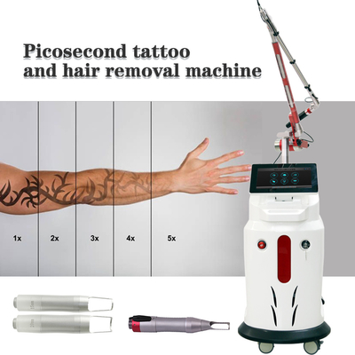 Máquina de rejuvenescimento facial a laser de picossegundos, Máquina de remoção de tatuagens com Q.