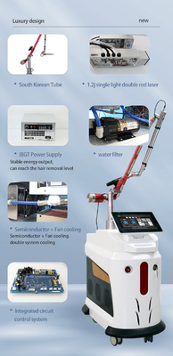 Máquina de remoção de tatuagens a laser com Q 1064nm 532nm 755nm