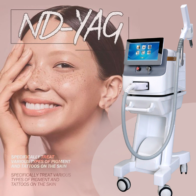 Máquina portátil de remoção de tatuagens a laser de picossegundos 1064nm 532nm