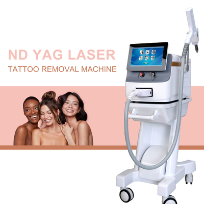 Máquina portátil de remoção de tatuagens a laser de picossegundos 1064nm 532nm