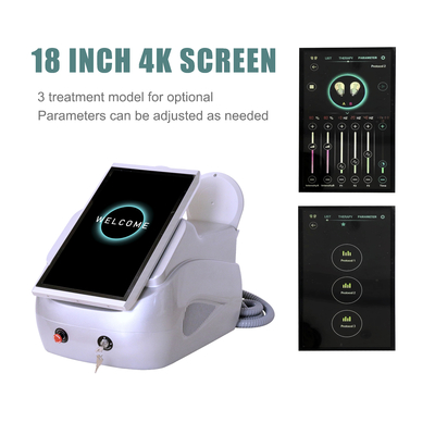 Máquina de emagrecimento portátil 13 Tesla RF EMS com tela sensível ao toque de 10 polegadas