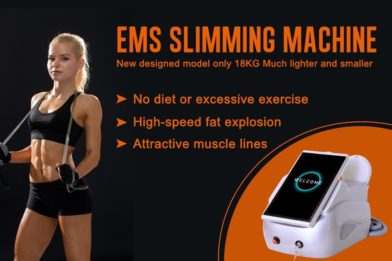 Máquina de estimulação muscular RF EMS para escultura rápida do corpo magro