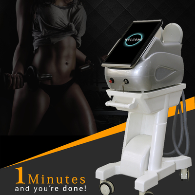 Máquina de emagrecimento comercial EMS de tela sensível ao toque de 10 polegadas para salão de beleza / spa