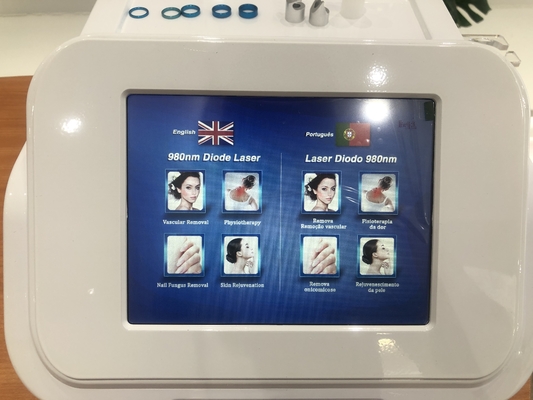 Máquina de remoção vascular por laser de diodo de 980nm Máquina de rejuvenescimento da pele por laser portátil