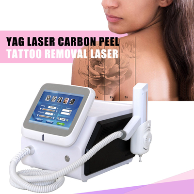 Máquina médica de remoção de cabelo Nd YAG 1064nm 532nm Equipamento de remoção de tatuagens a laser