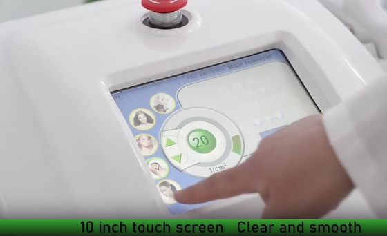 White Shell IPL máquina de remoção de pelos a laser para o rejuvenescimento da pele