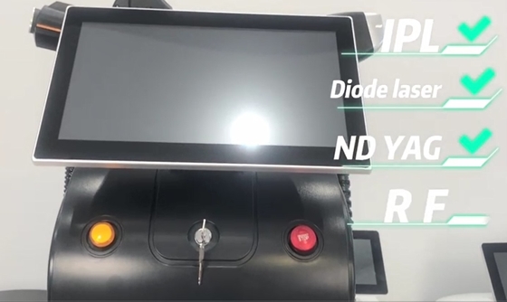 4 em 1 Máquina de beleza multifuncional Máquina de remoção de tatuagens a laser de 3 ondas