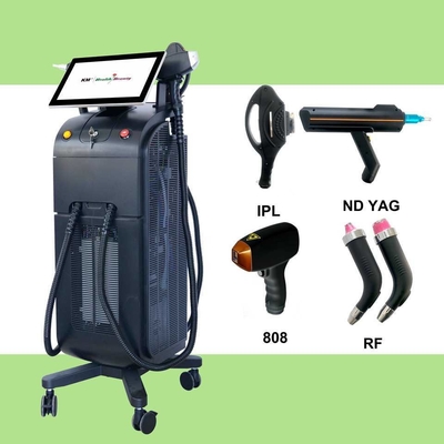 755nm 808nm 1064nm Máquina de beleza multifuncional Pico Nd YAG Laser com tecnologia RF