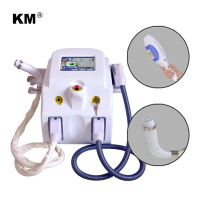 Máquina portátil de remoção de cabelo IPL RF de rejuvenescimento da pele ND YAG equipamento de remoção de tatuagens a laser