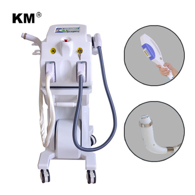Máquina portátil de remoção de cabelo IPL RF de rejuvenescimento da pele ND YAG equipamento de remoção de tatuagens a laser