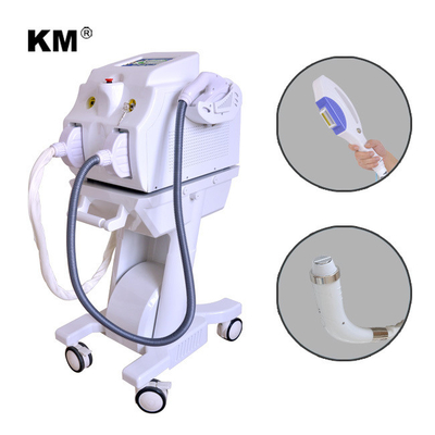 Máquina portátil de remoção de cabelo IPL RF de rejuvenescimento da pele ND YAG equipamento de remoção de tatuagens a laser