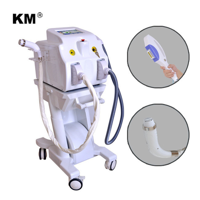 Máquina portátil de remoção de cabelo IPL RF de rejuvenescimento da pele ND YAG equipamento de remoção de tatuagens a laser